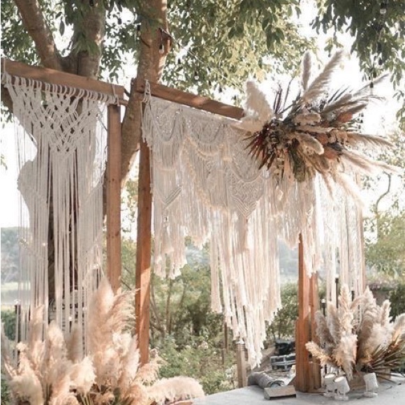 Natural Pampas Grass- 3 Stems - Picture 10 of 13